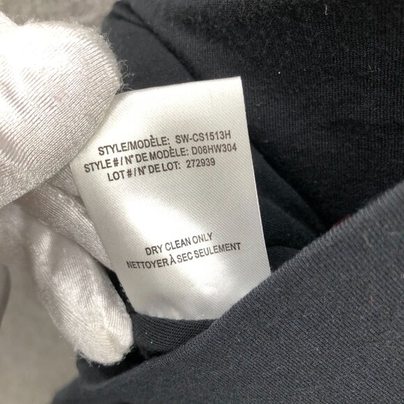 Helmut Lang Ruched Side Pull On Jersey Skirt Womens M Black Wool Modal Blend - Picture 11 of 11